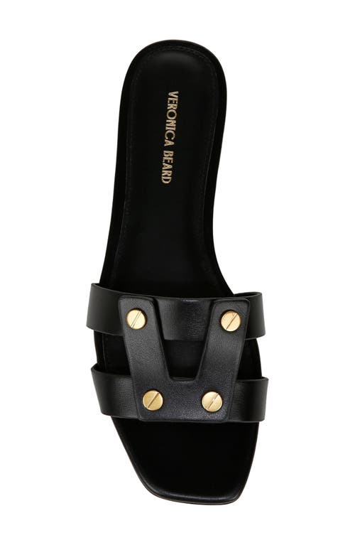 Shop Veronica Beard Via Slide Sandal In Black