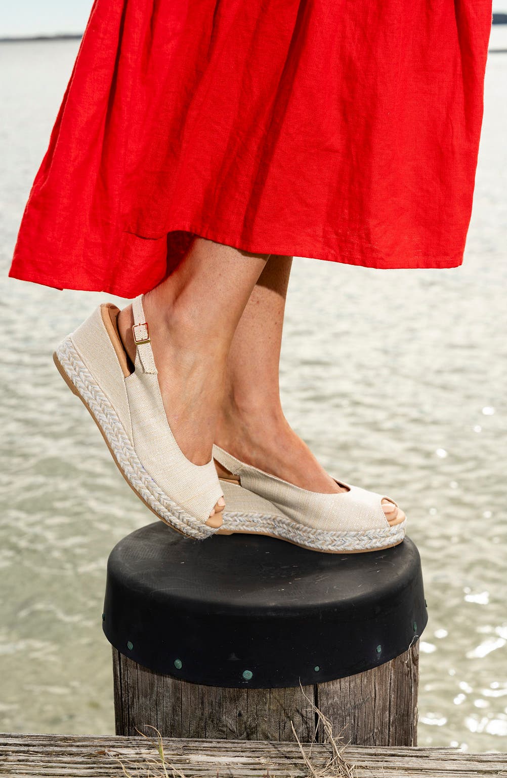 patricia green Piper Peep Toe Slingback Sandal, Alternate, color, Cream Natural Metallic