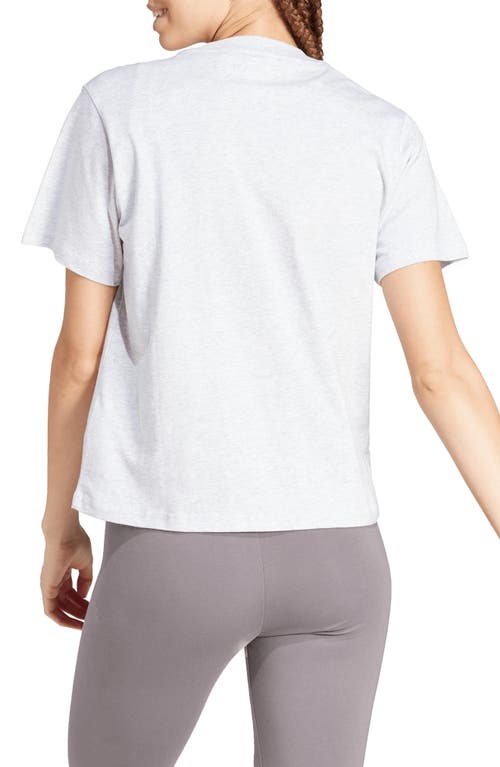 Adidas Originals Adidas Essentials Small Logo Cotton T-shirt In Neutral