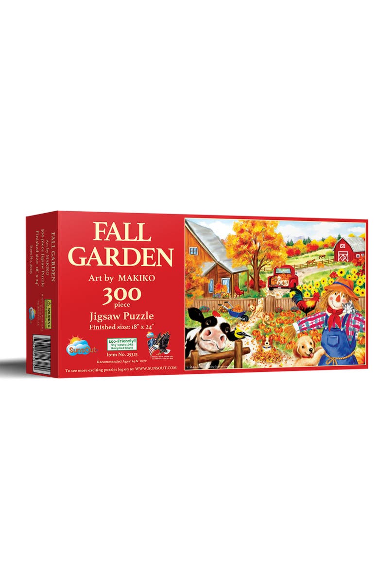Fall Garden 300 piece Jigsaw Puzzle for Adults, Main, color, Multicolor