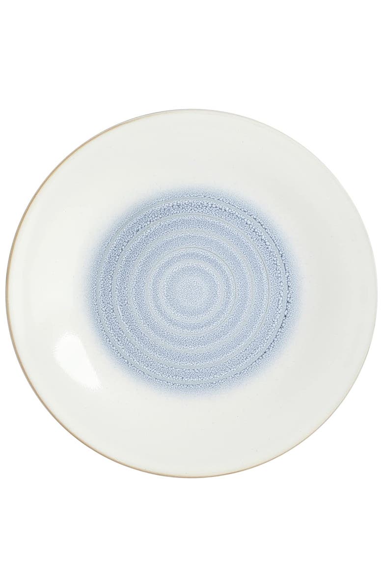 Gibson Elite Spiral Embossed 16 Piece Stoneware Dinnerware Set, Alternate, color, White