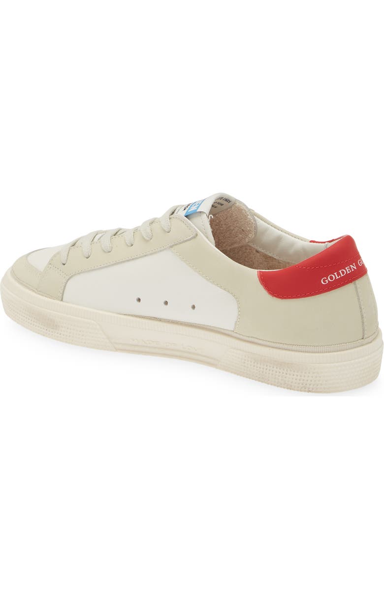 Golden Goose Kids' May School Leather Sneaker, Alternate, color,