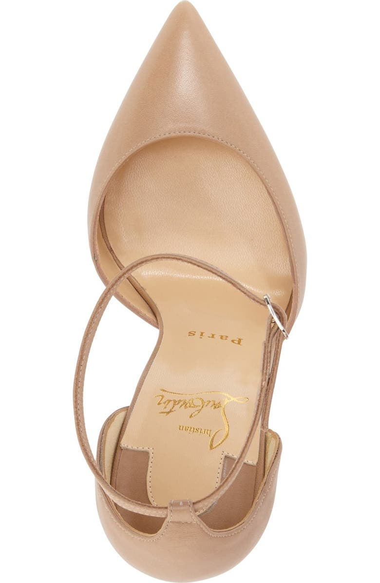 Christian Louboutin Uptown Ankle Strap Pointy Toe Pump, Alternate, color,
