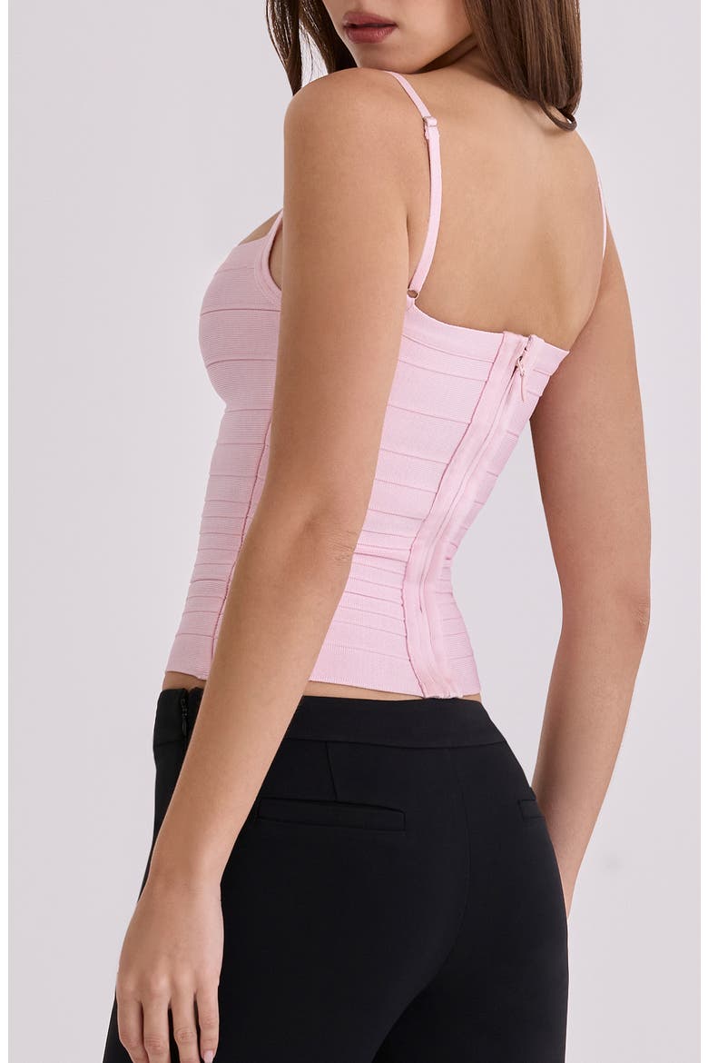 The Body Bandage Top, Alternate, color, PINK