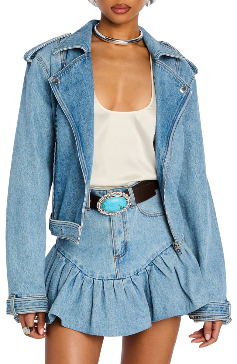 Retrofête Shay Denim Jacket, Alternate, color, 