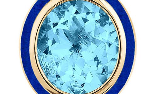 Goshwara Melange 3-tier Drop Earrings In Blue