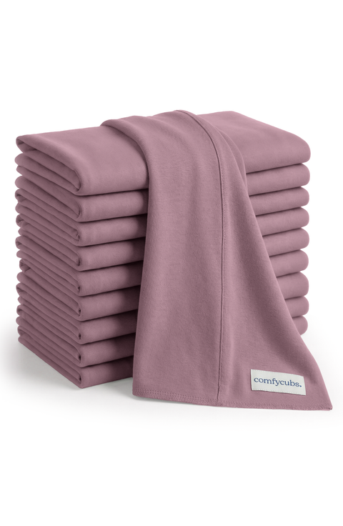 Cotton Burp Cloths - Pack of 10