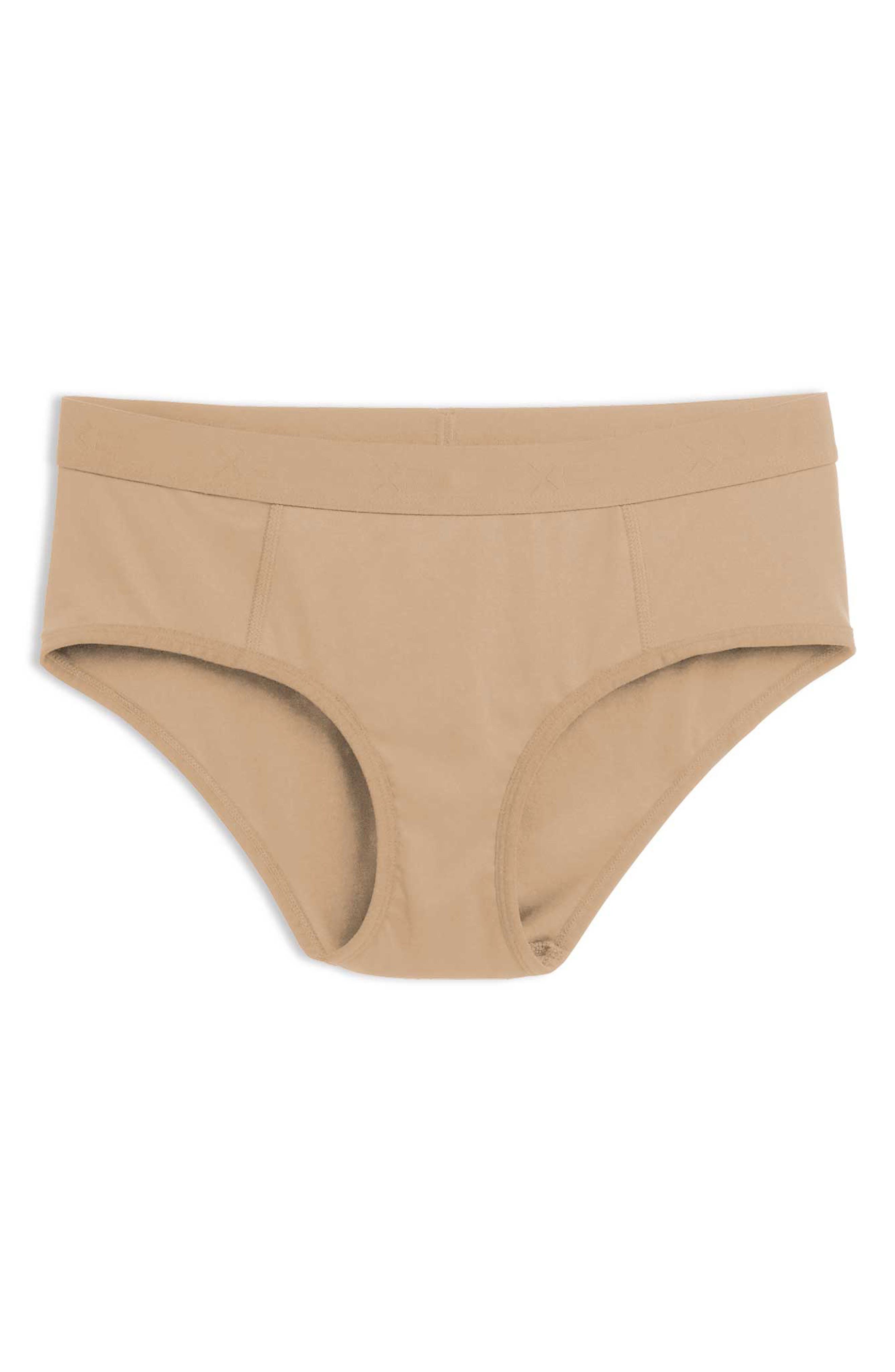 TomboyX Tucking Bikini Hipster Briefs in Chai 