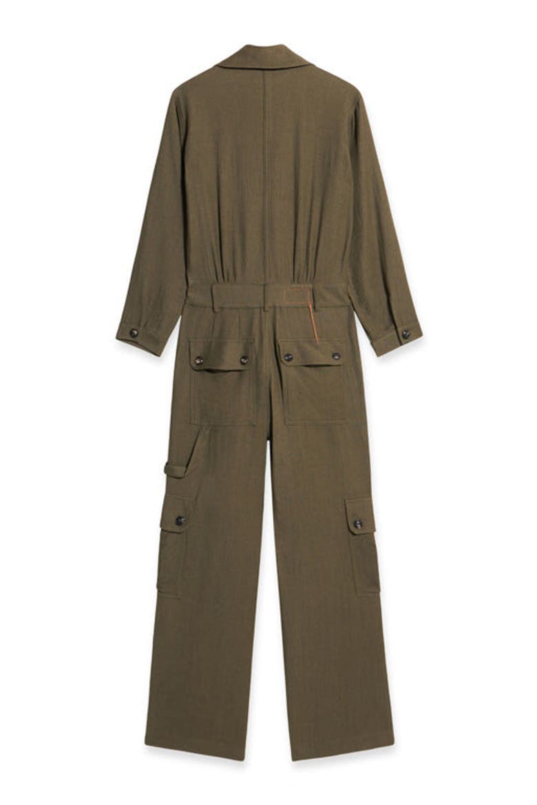Cargo Jumpsuit, Alternate, color, Sage Green