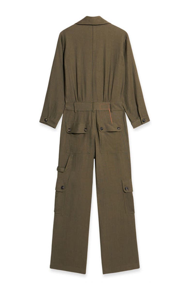 Fortela Cargo Jumpsuit, Alternate, color, Sage Green