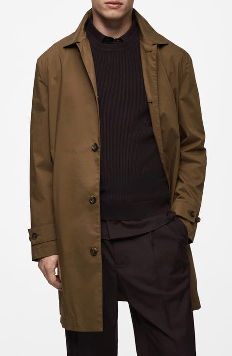 Nordstrom mens trench coat best sale