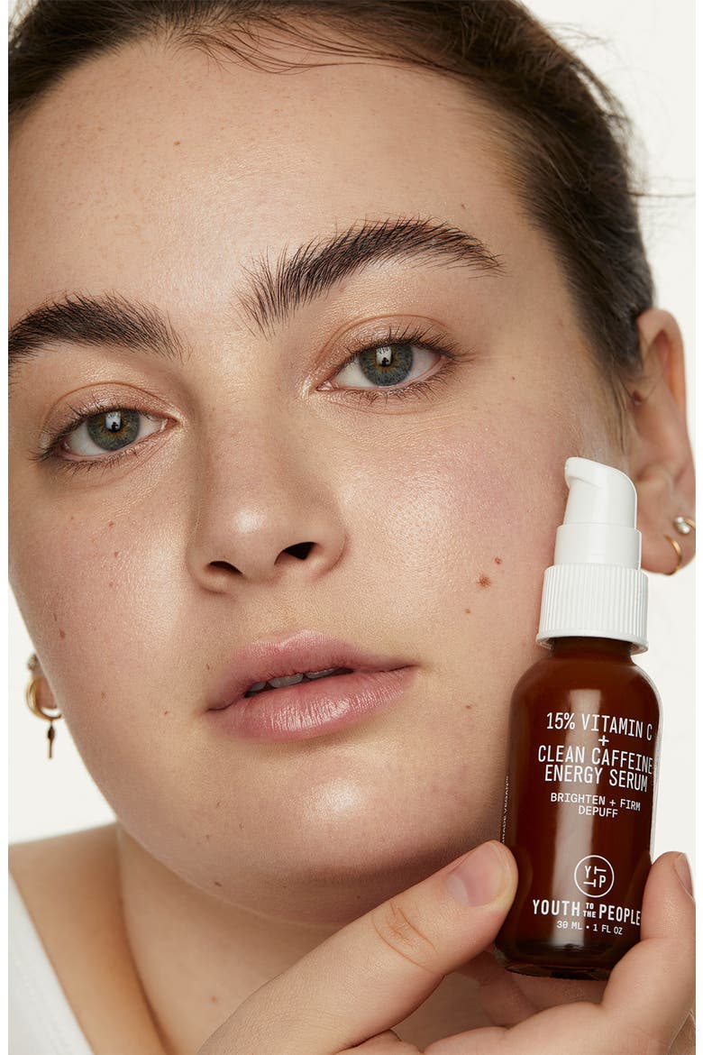 15% Vitamin C + Clean Caffeine Energy Serum, Alternate, color, NO COLOR