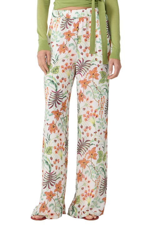 Verick Print Wide Leg Pants