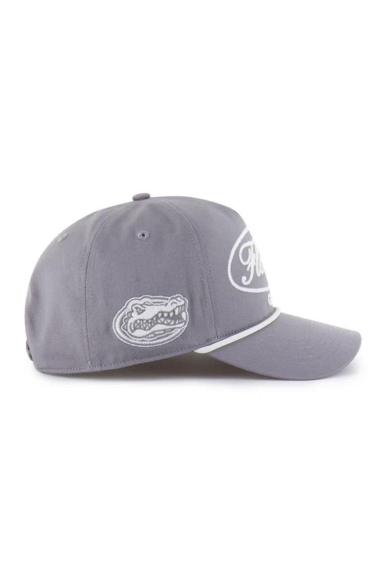 Men's '47 Gray Florida Gators Contemporary Basics Foundational Rope Hitch Adjustable Hat, Alternate, color, Gray