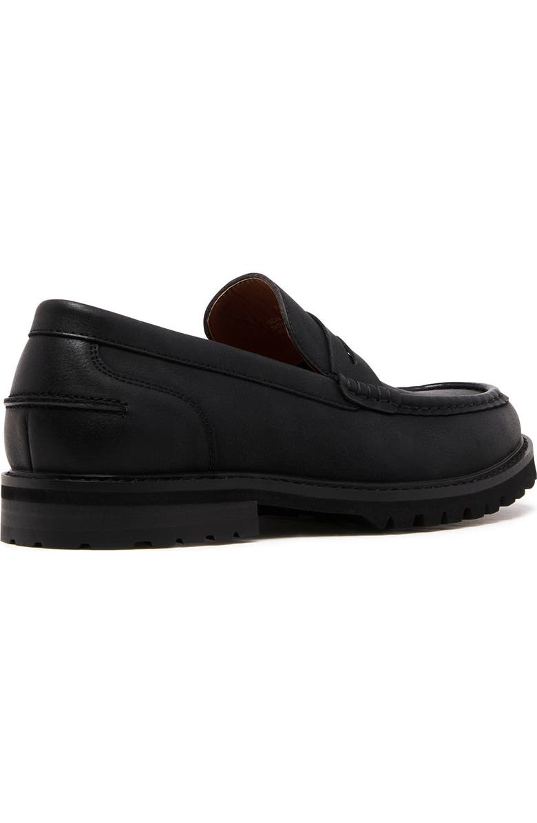 Uncut Hackney Loafer, Alternate, color, Black Pu