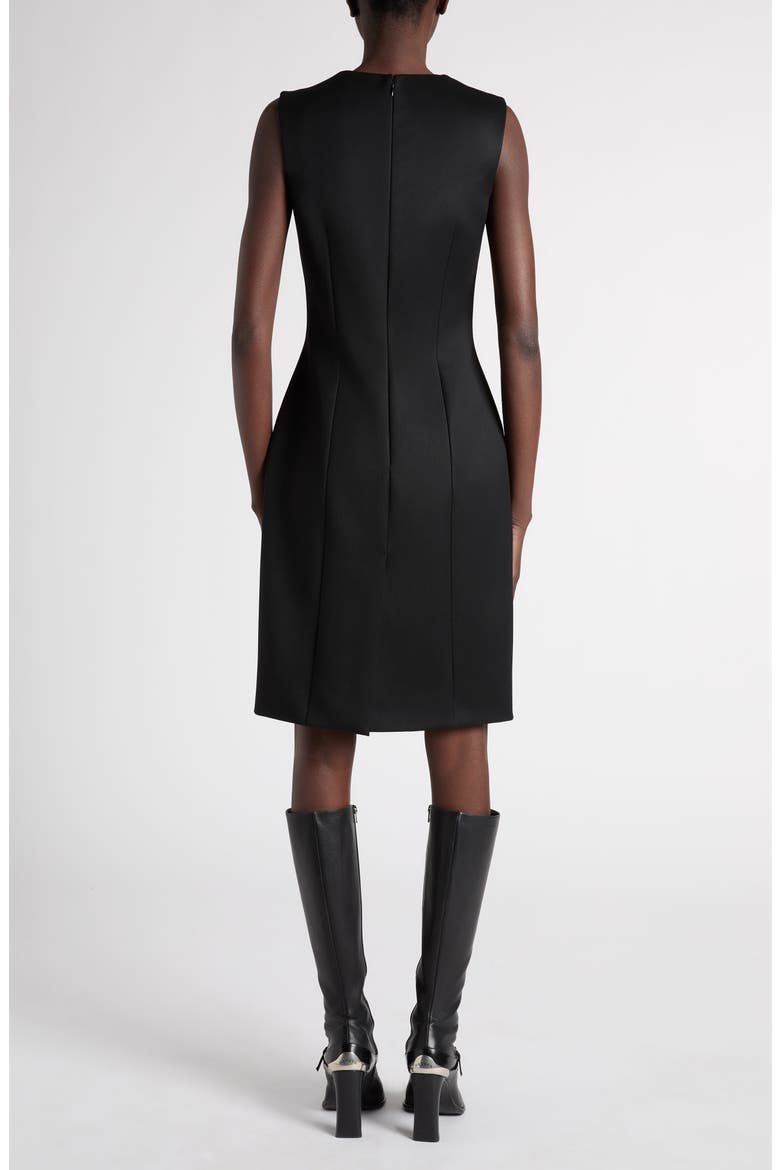 Sleeveless Wool Dress, Alternate, color, BLACK