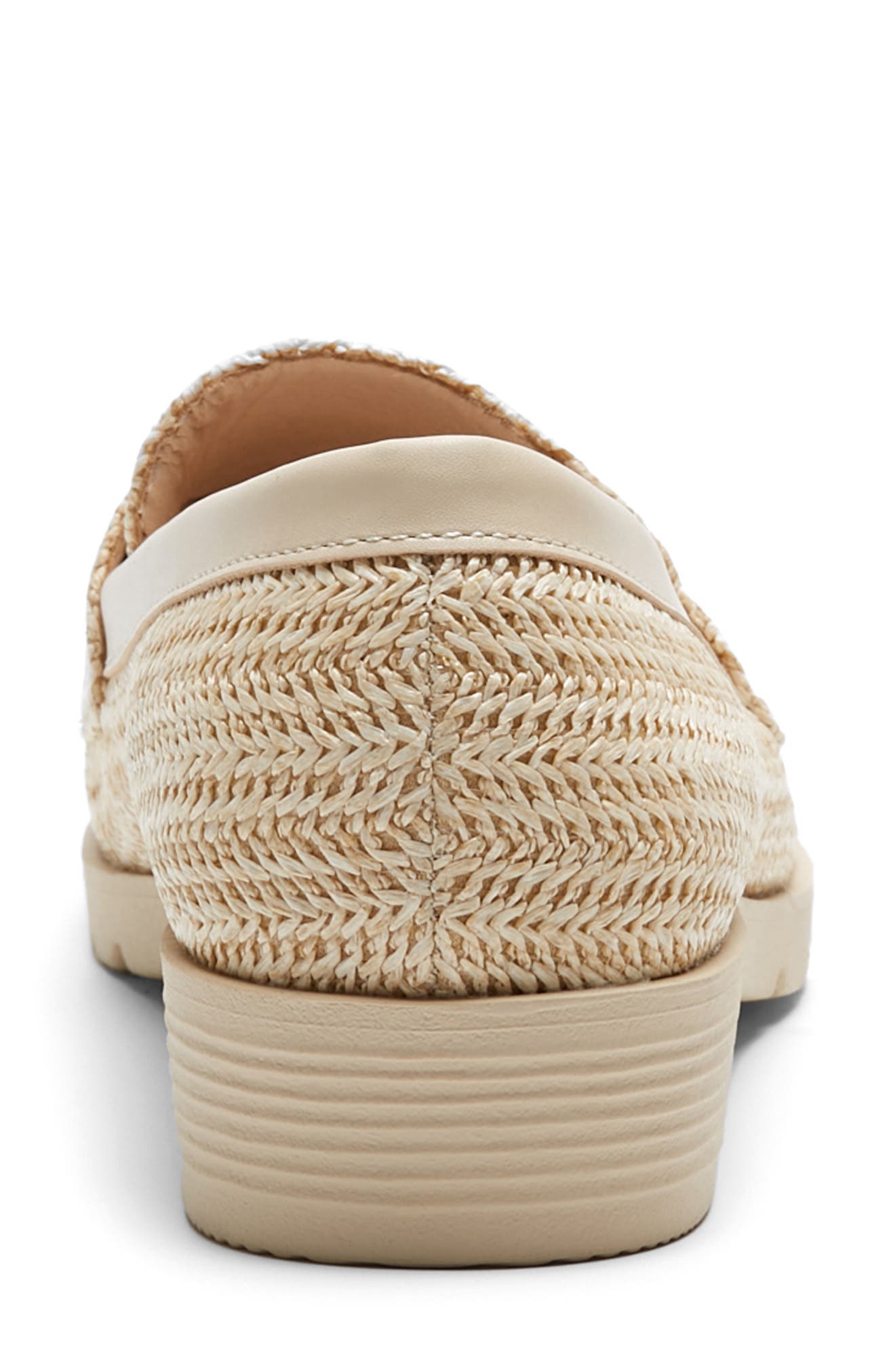 Kenneth Cole Reaction Fern Raffia Penny Loafer, Alternate, color, Natural Raffia
