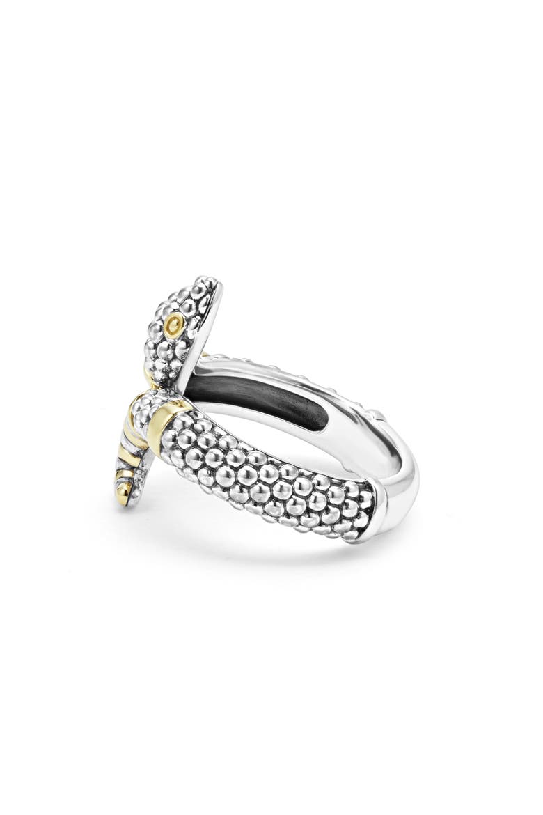 Rare Wonders - Serpent Ring, Alternate, color, SILVER