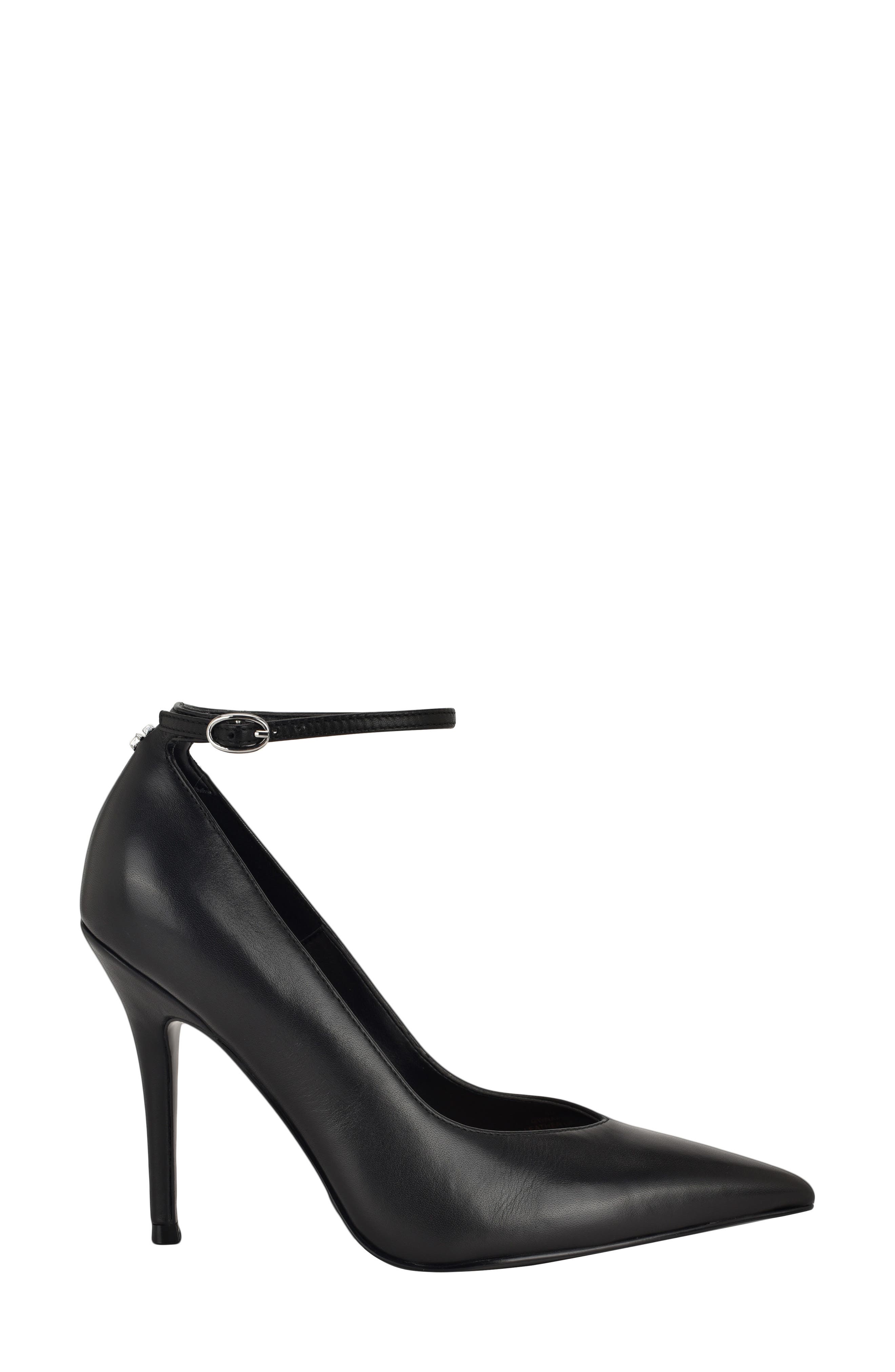 GUESS Napril Ankle Strap Pump, Alternate, color, Black