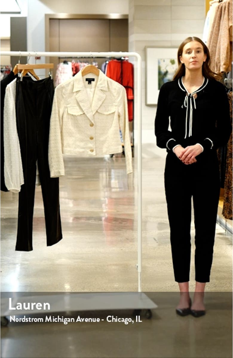 Tweed Crop Blazer, sales video thumbnail