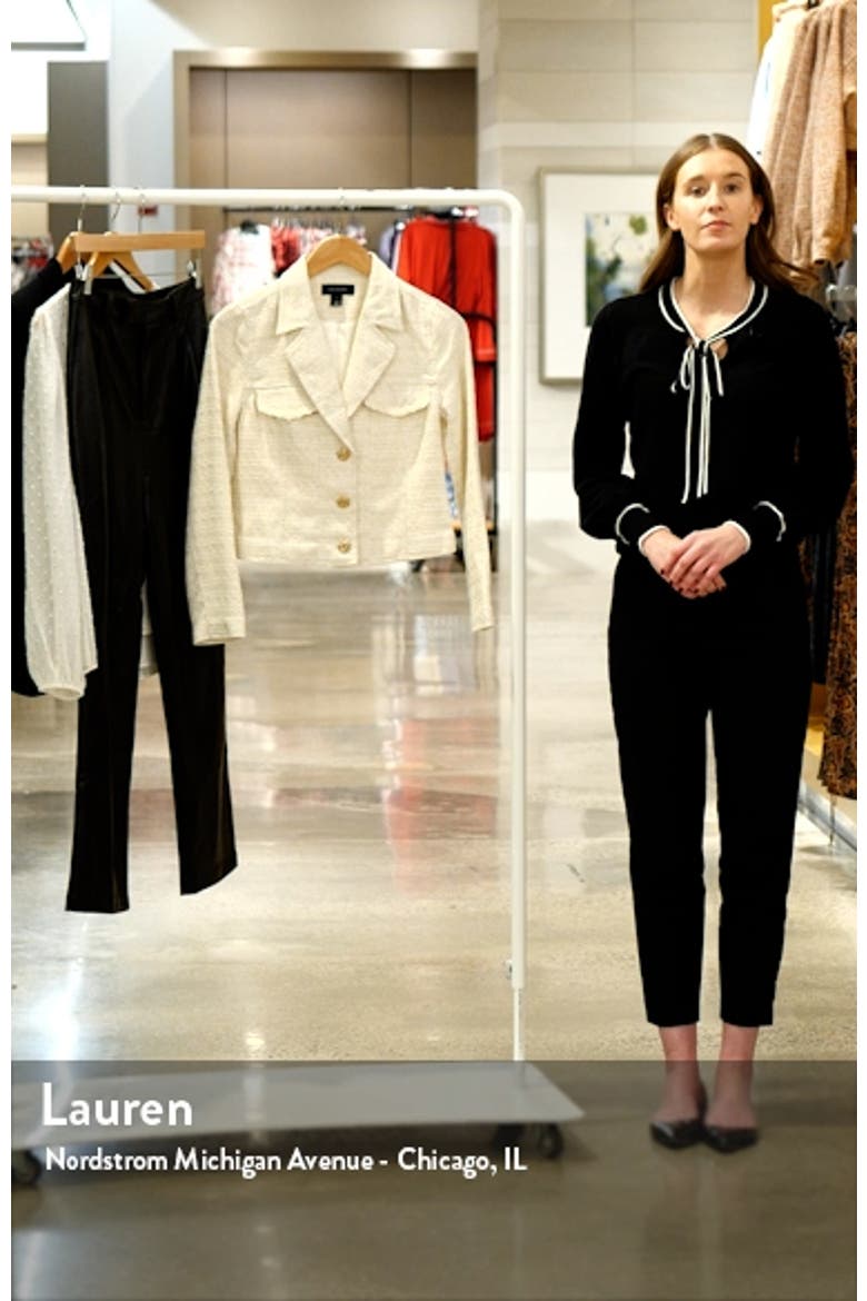 Tweed Crop Blazer video