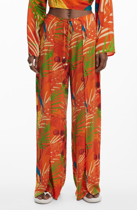 Wide Leg Cover-Up Pants