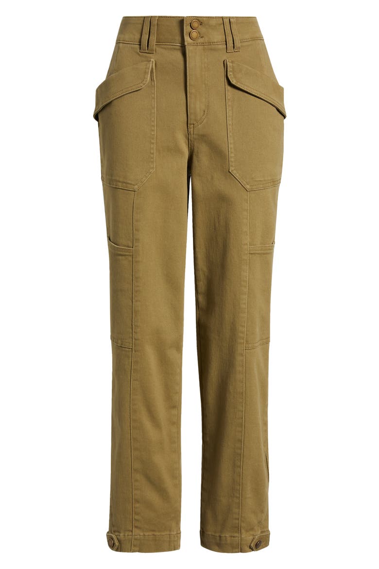 Skyrise Tapered Utility Pants, Alternate, color, GOLDEN OLIVE