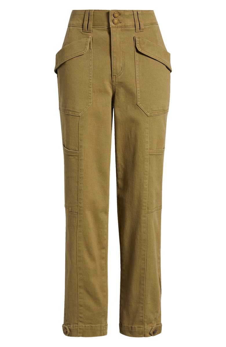 Wit & Wisdom Skyrise Tapered Utility Pants, Alternate, color, Golden Olive