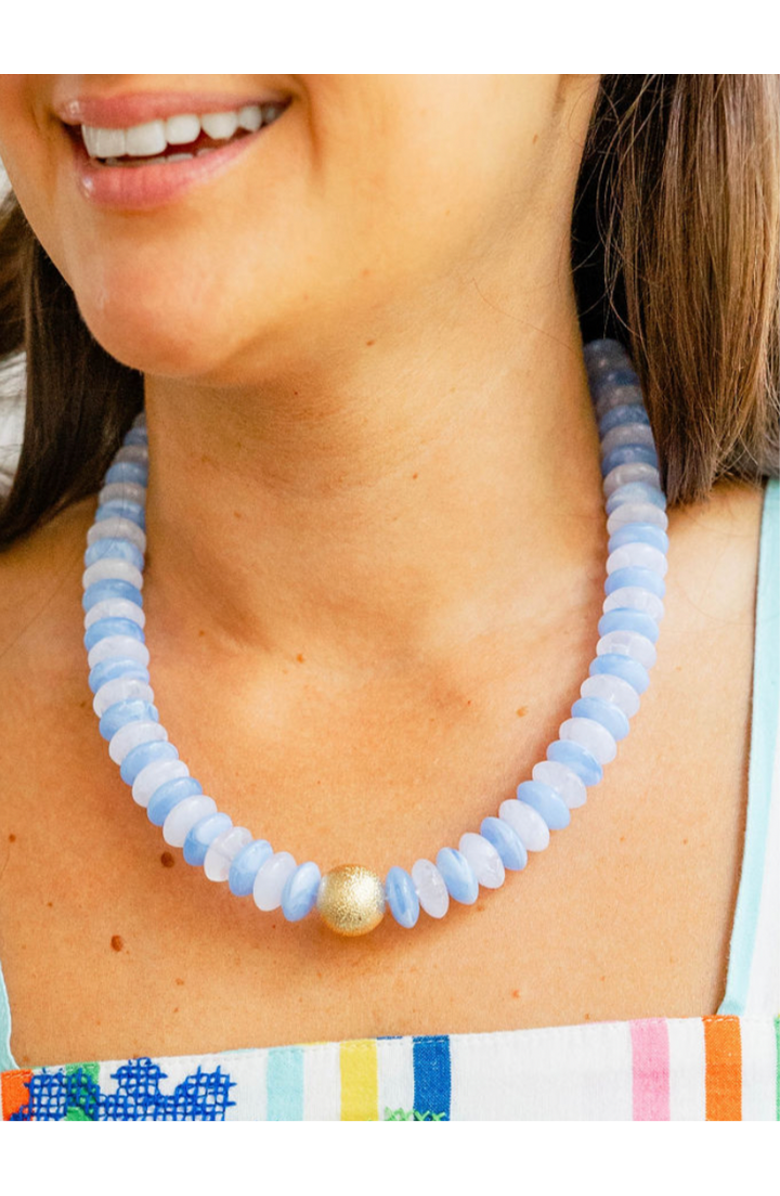 Erin McDermott Jewelry Coco Necklace, Alternate, color, Blue