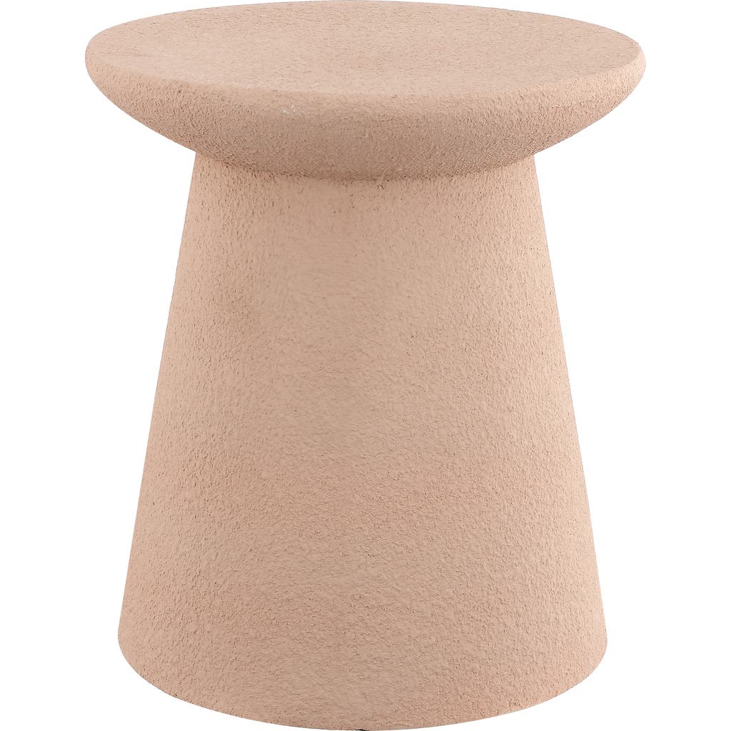 JONATHAN Y JONATHAN Y HOLLIE 18" MINIMALIST MODERN DRUM INDOOR/OUTDOOR ACCENT TABLE PEDESTAL