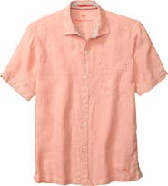 Tommy Bahama Paradise Breezer Short Sleeve Linen Button-Up Shirt