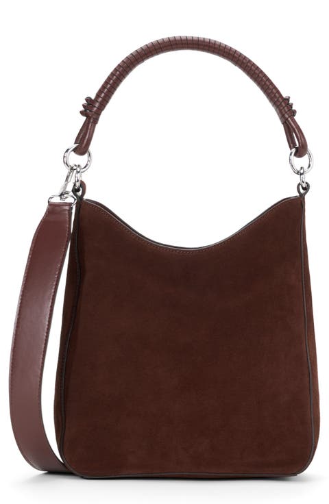 Mel Suede Shoulder Bag