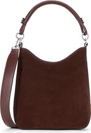 STAUD Mel Suede Shoulder Bag