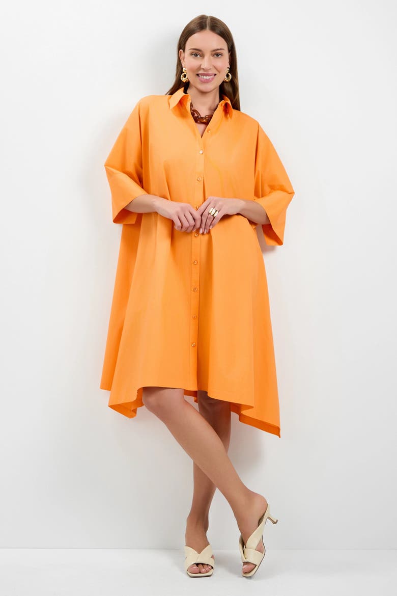 Seveso Shirt Dress, Alternate, color, Aulenti Orange