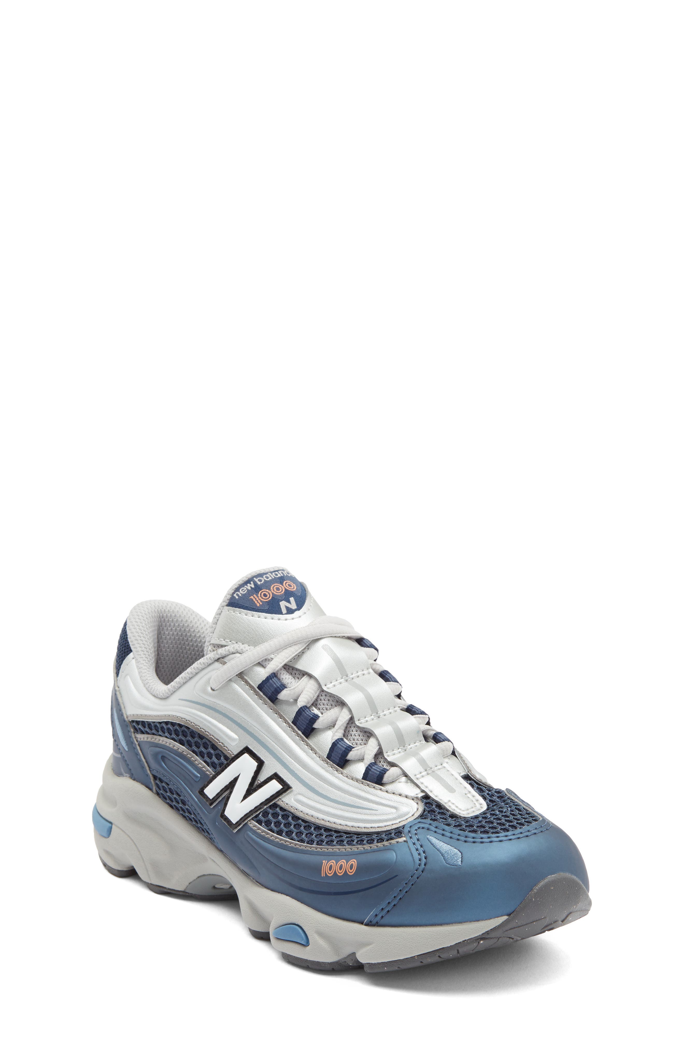 New Balance Kids' 1000 Sneaker, Main, color, Vintage Indigo/ Silver