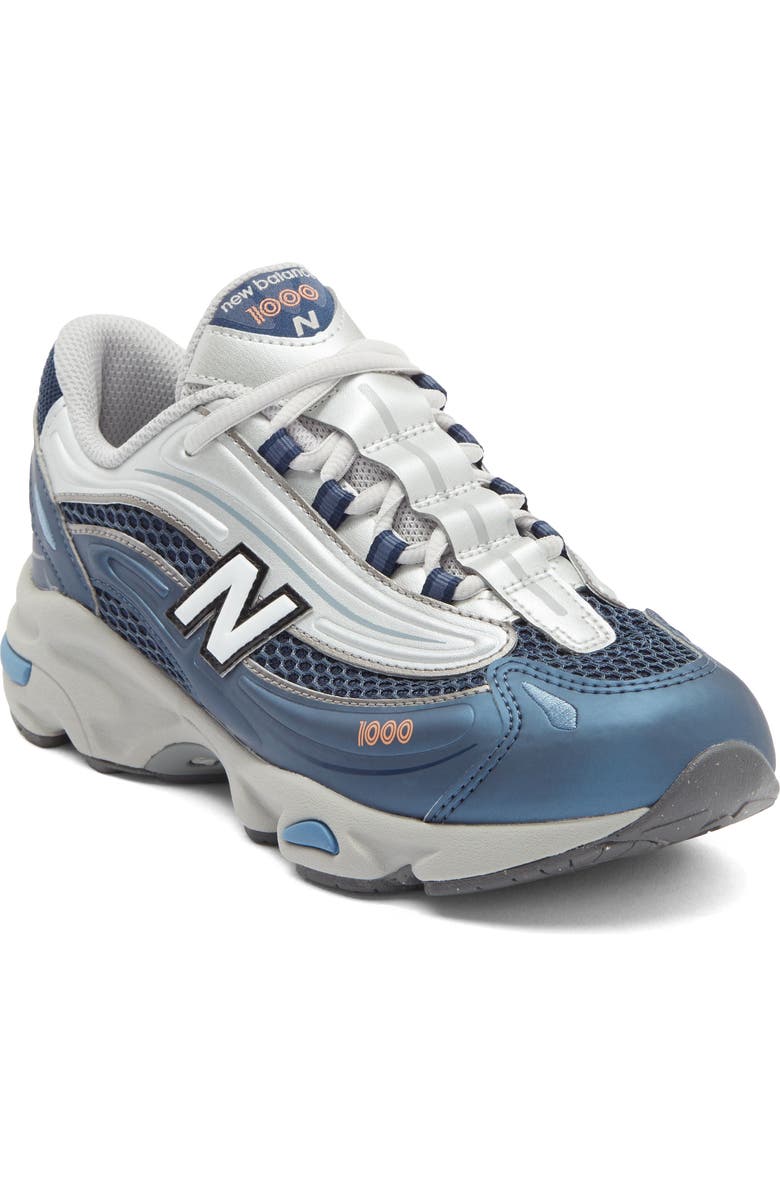 New Balance Kids' 1000 Sneaker, Main, color, Vintage Indigo/ Silver