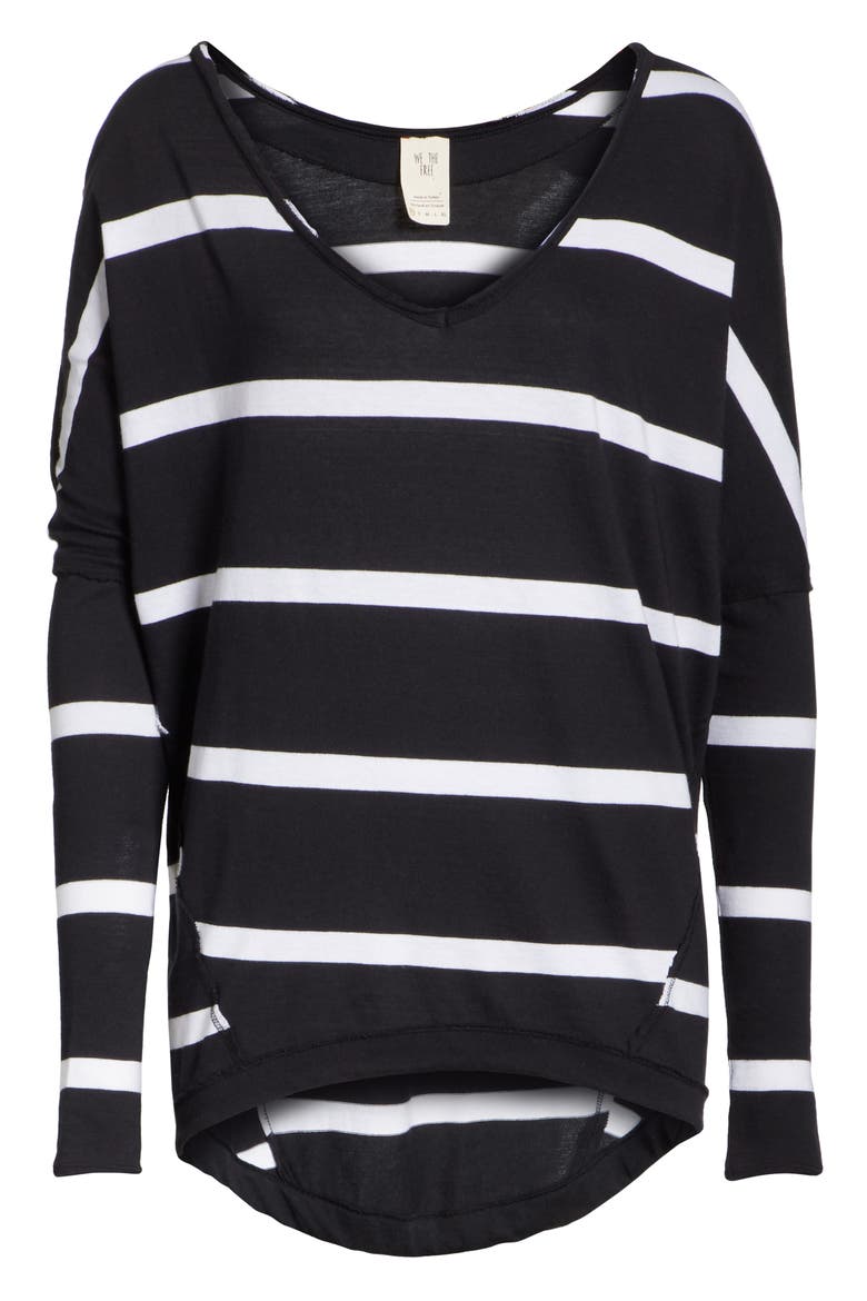 Upstate Stripe Tee, Alternate, color, ONYX COMBO