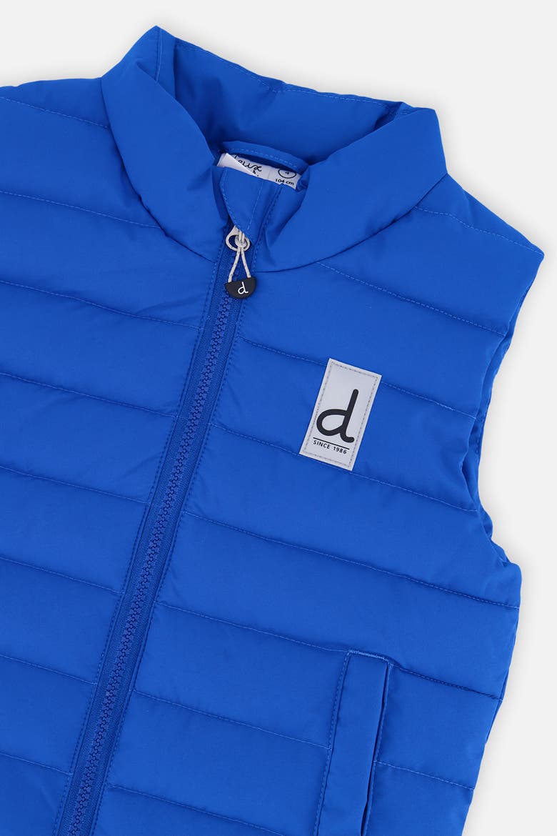 Sleeveless Quilted Full-Zip Stand Collar Vest, Alternate, color, Blue