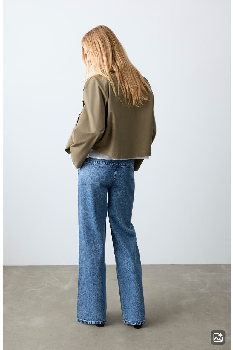 Low Rise Wide Leg Jeans, Alternate, color, MEDIUM BLUE