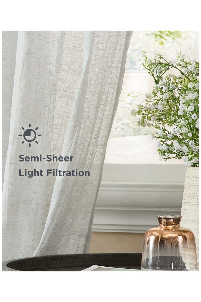 Charter Crushed Set of 2 Curtain Panels, Alternate, color, GREY