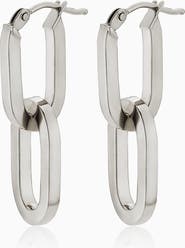 Oradina 14K Gold Shift Drop Earrings