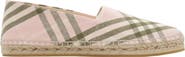 Burberry Check Mews Espadrilles