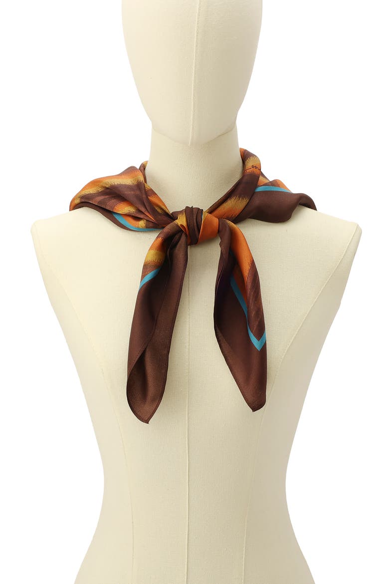 Tiger Square Scarf, Alternate, color, HAWAIIAN SUNSET