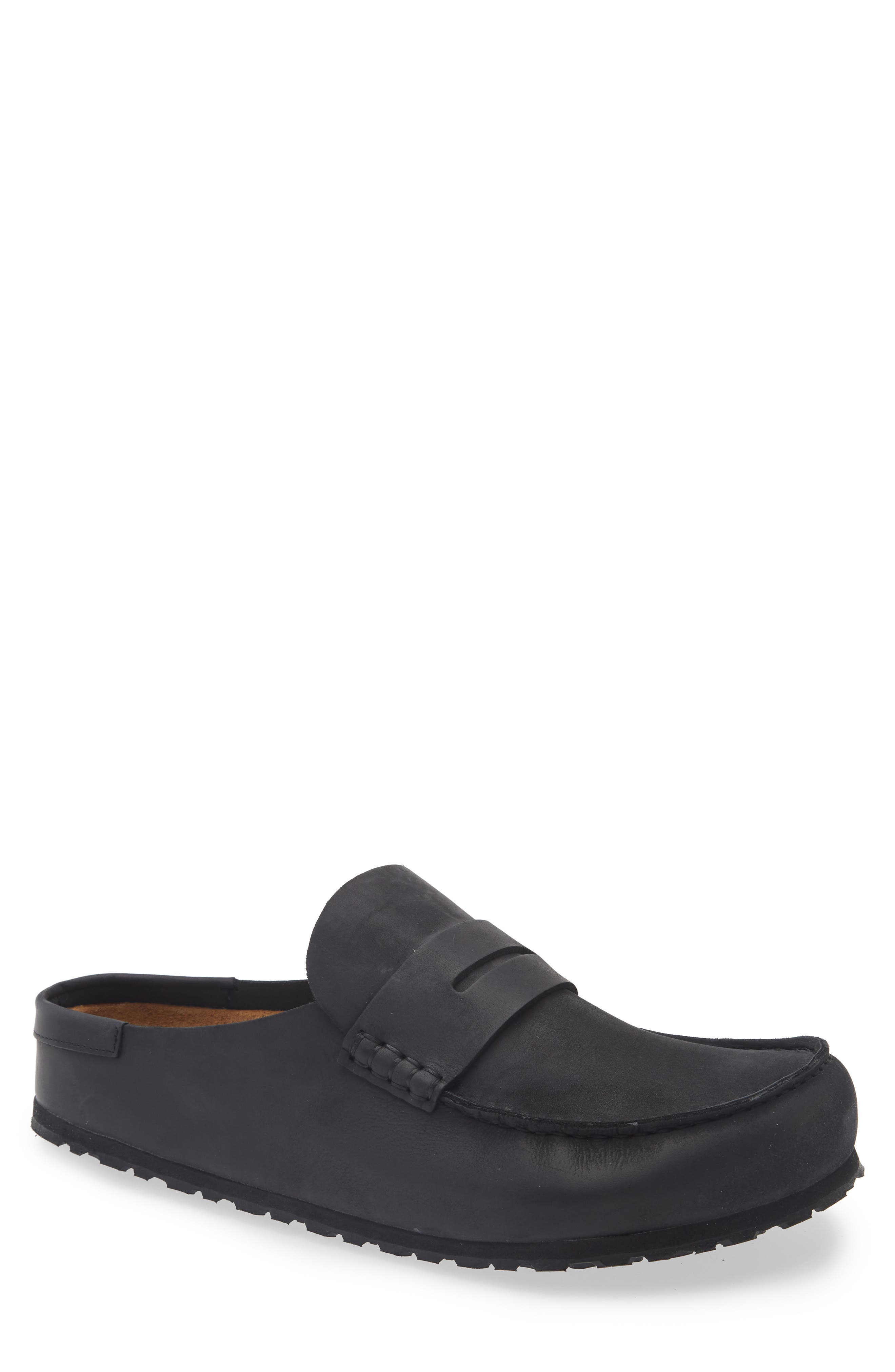 Birkenstock Naples Loafer Clog, Main, color, Black