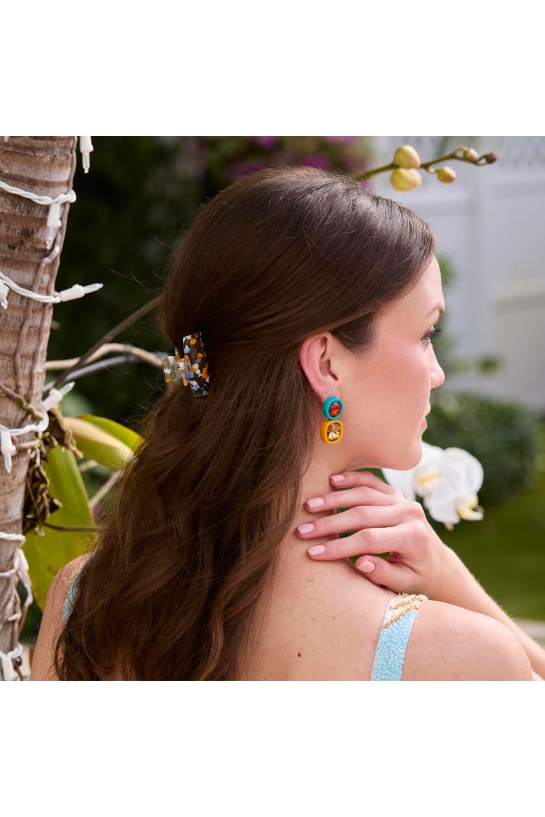 Mini Sprinkle Claw Clip, Alternate, color, CLEMENTINE TIDE 960