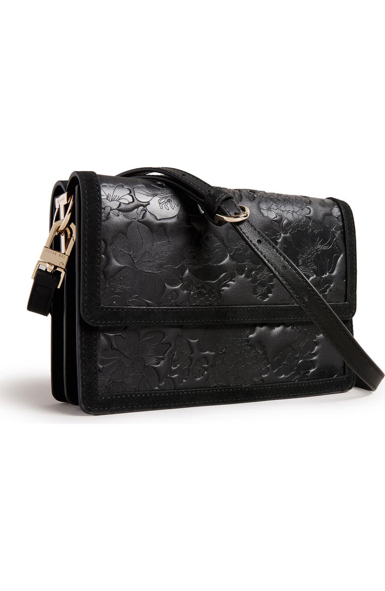 Ted Baker London Floresa Leather Shoulder Bag, Alternate, color,