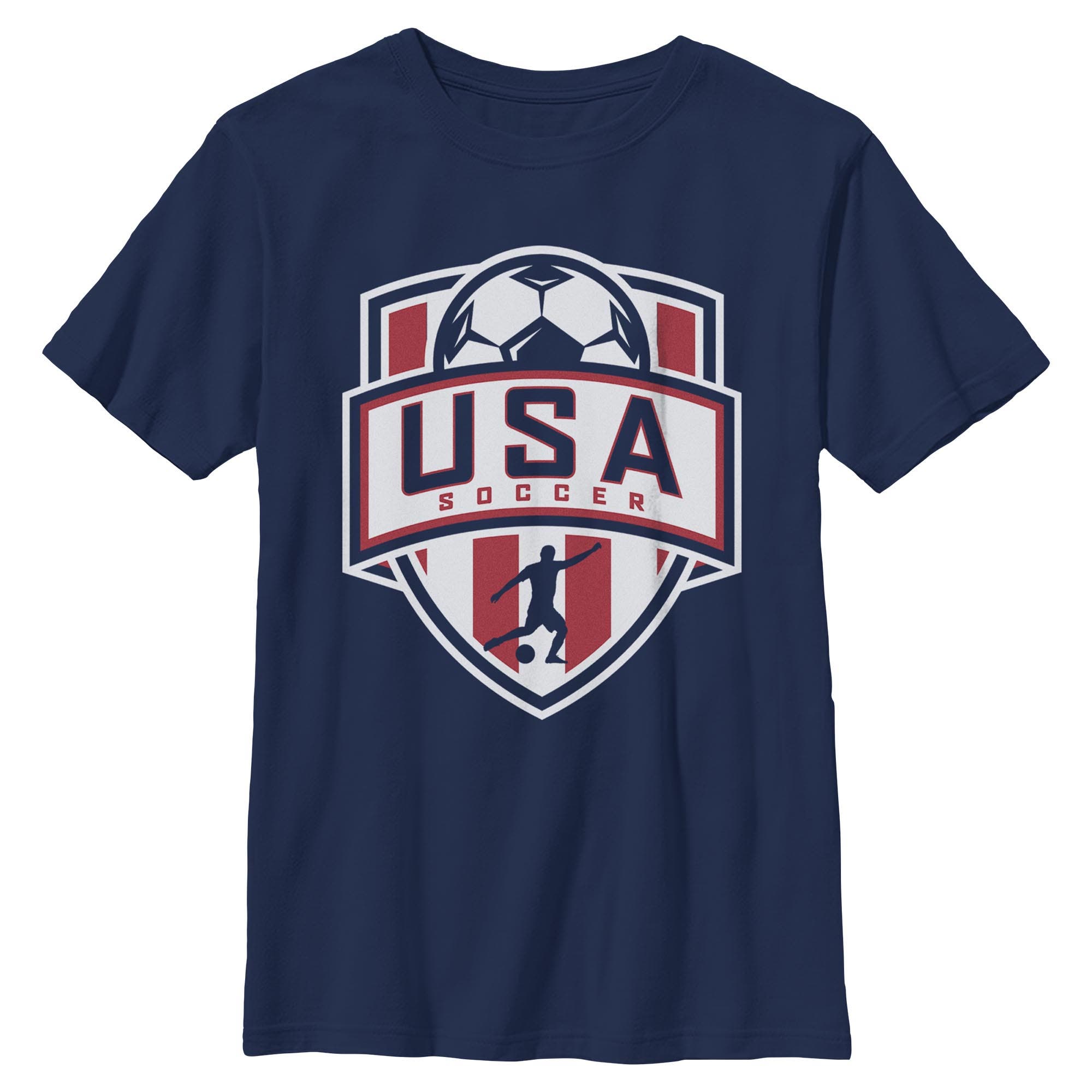 selected Navy Blue: Soccer Emblem