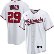 Nike Men's Nike James Wood White Washington Nationals Home Replica 2.0 Player Jersey