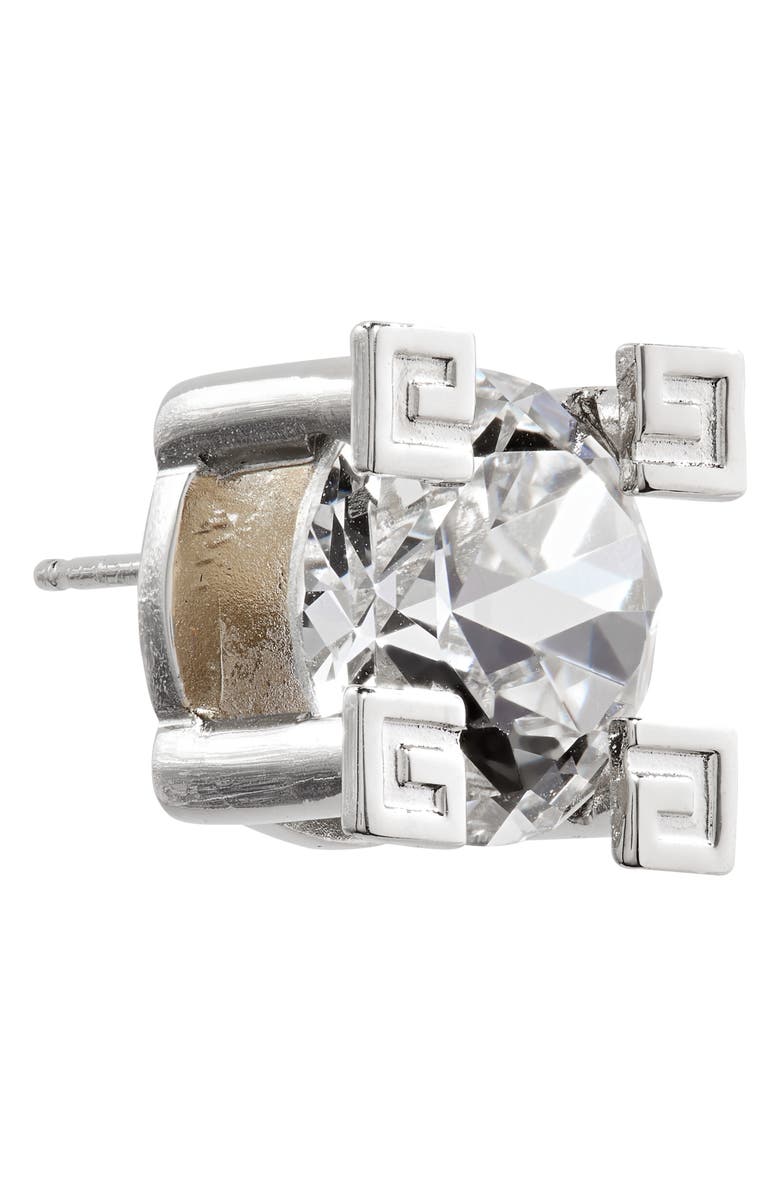 Givenchy 4G Prong Crystal Stud Earrings, Alternate, color,
