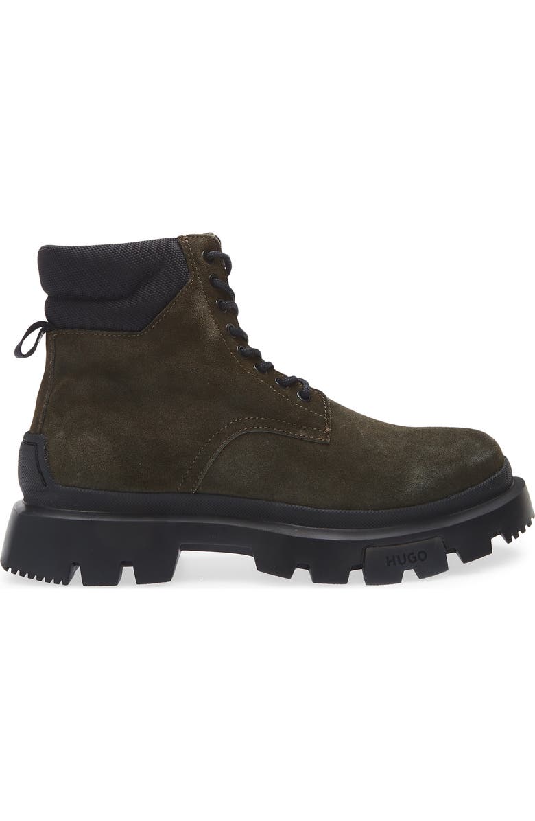 BOSS Fabyan Boot, Alternate, color, Dark Green